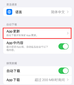 金坛苹果15维修中心如何让iPhone15APP自动更新